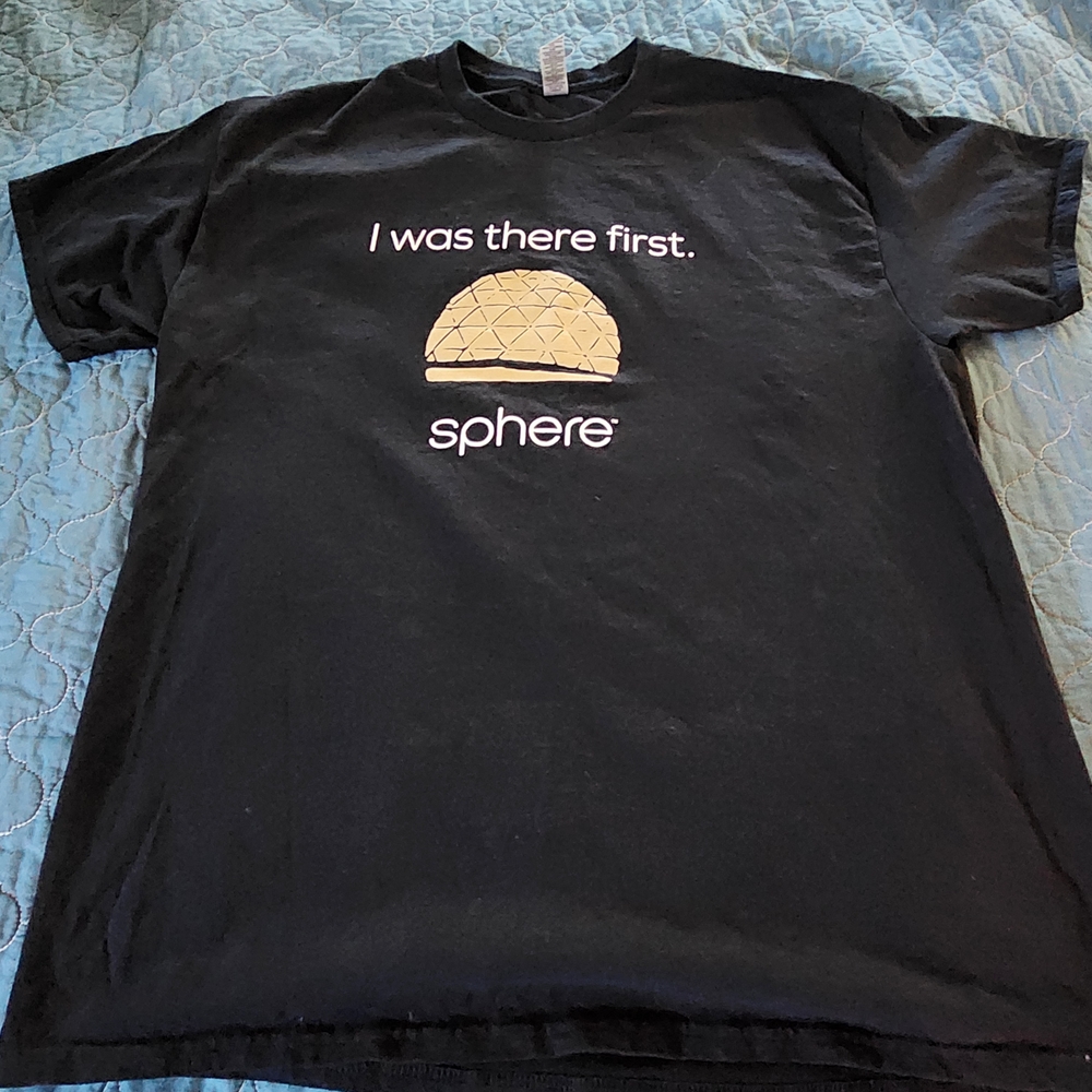U2 Sphere Concert Tee Short Sleeve Size L